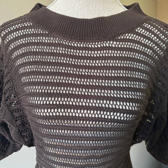 Banana Republic Knit Top in Brown – Size Small - Picture 2 of 7